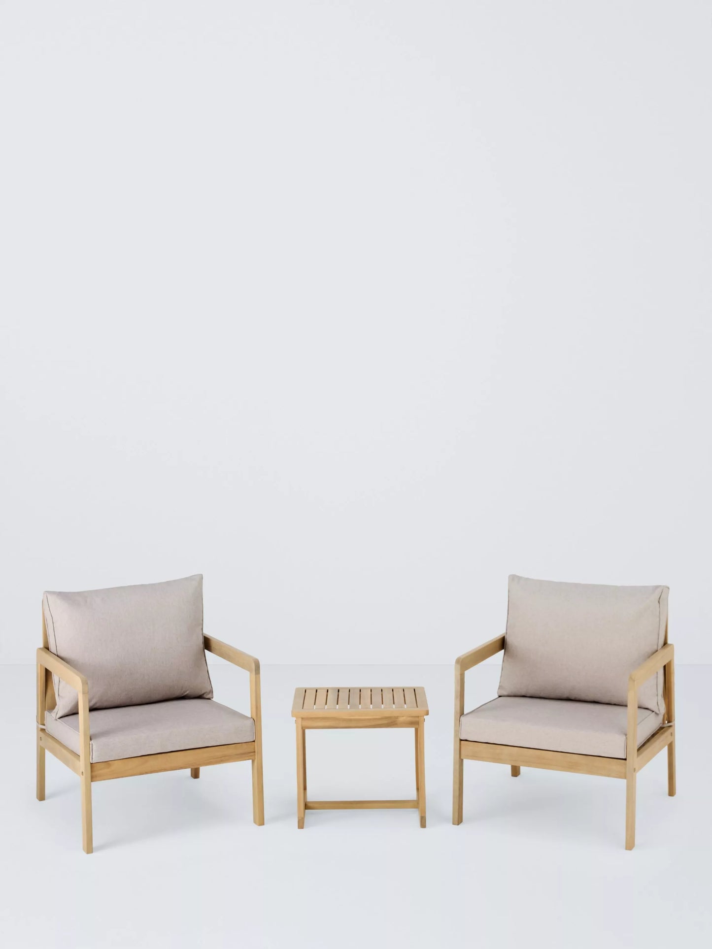 John Lewis Acacia Wood 2-Seater Gar