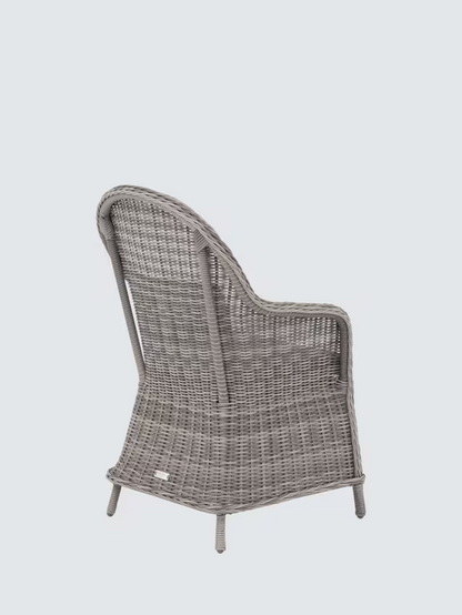 John Lewis Rye Garden Dining Armchairs, Set of 2 Grey