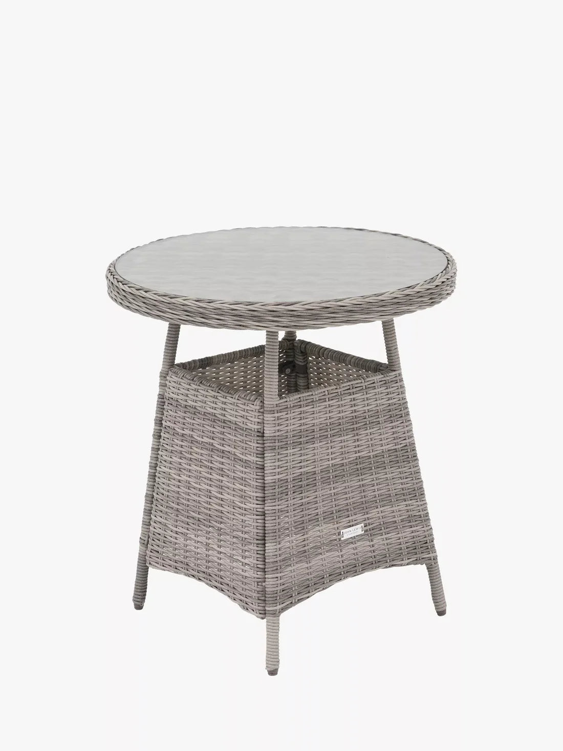 John Lewis Rye Woven Round Garden Bistro Table, 70cm, Natural