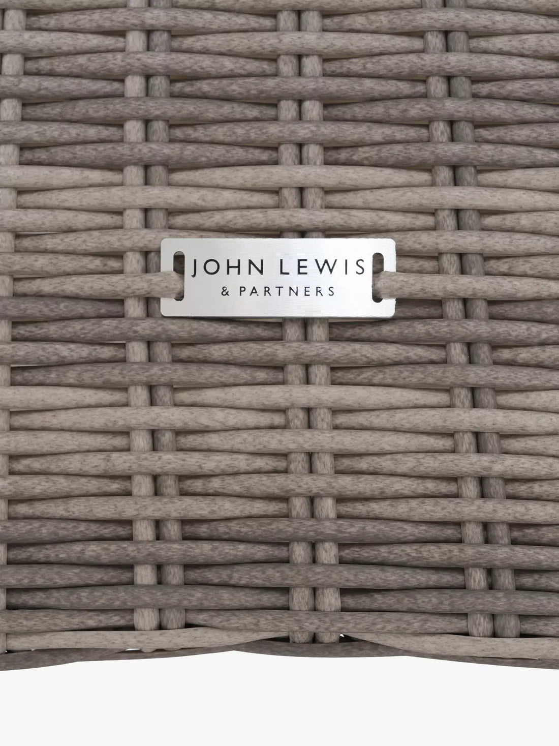 John Lewis Rye Woven Round Garden Bistro Table, 70cm, Natural