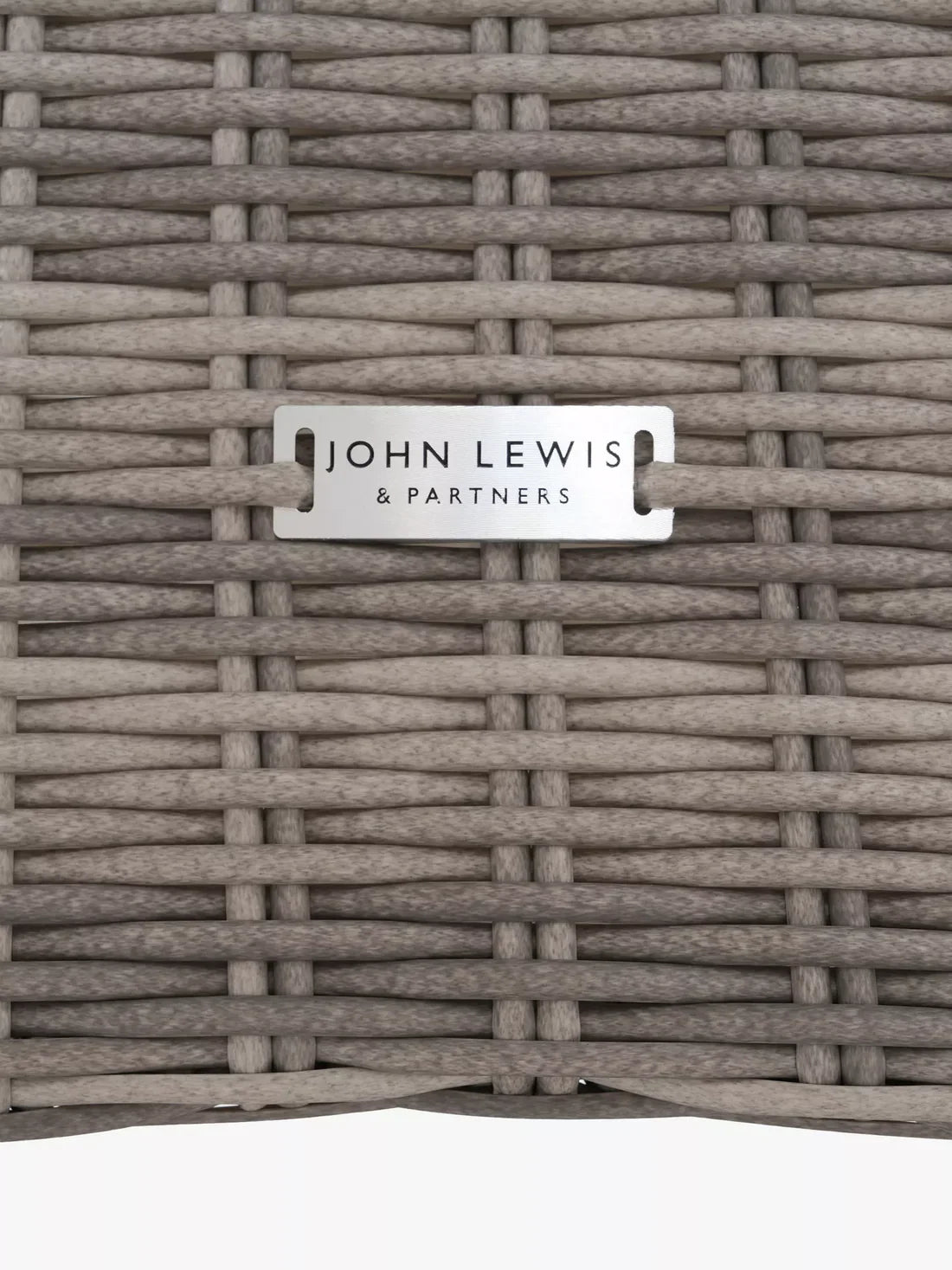 John Lewis Rye Woven Round Garden Bistro Table, 70cm, Natural