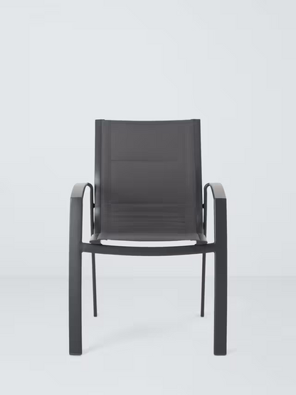 John Lewis Tampa Garden Dining Chair, Set of 2, Grey