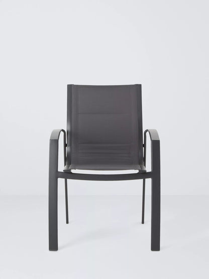 John Lewis Tampa Garden Dining Chair, Set of 2, Grey