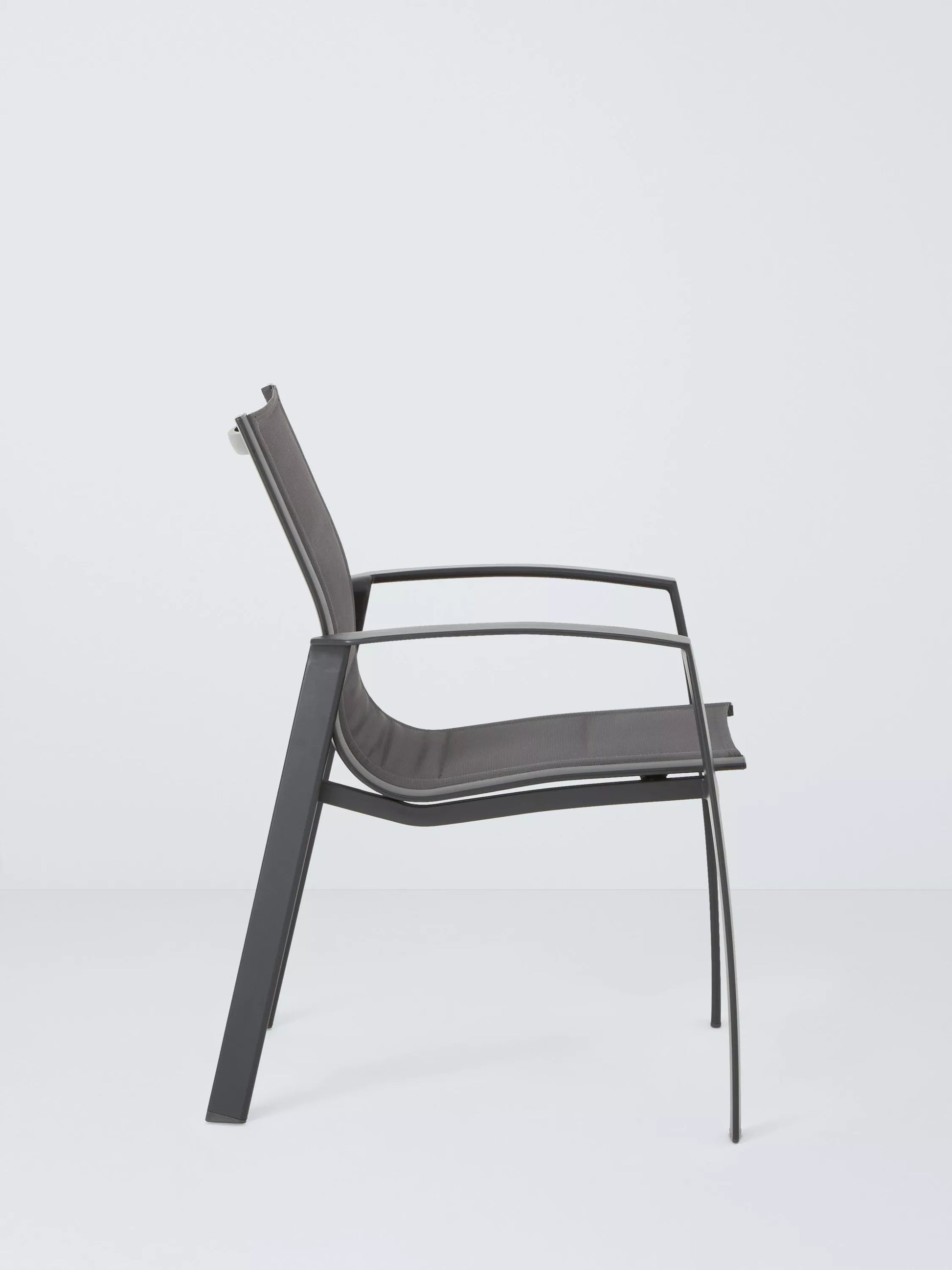 John Lewis Tampa Garden Dining Chair, Set of 2, Grey