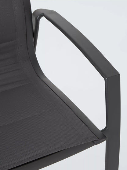 John Lewis Tampa Garden Dining Chair, Set of 2, Grey