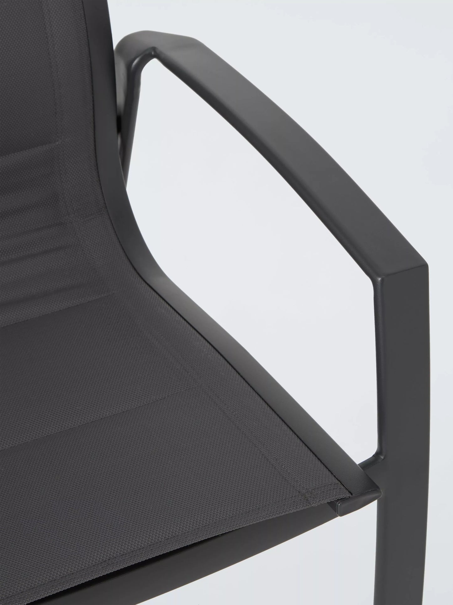 John Lewis Tampa Garden Dining Chair, Set of 2, Grey