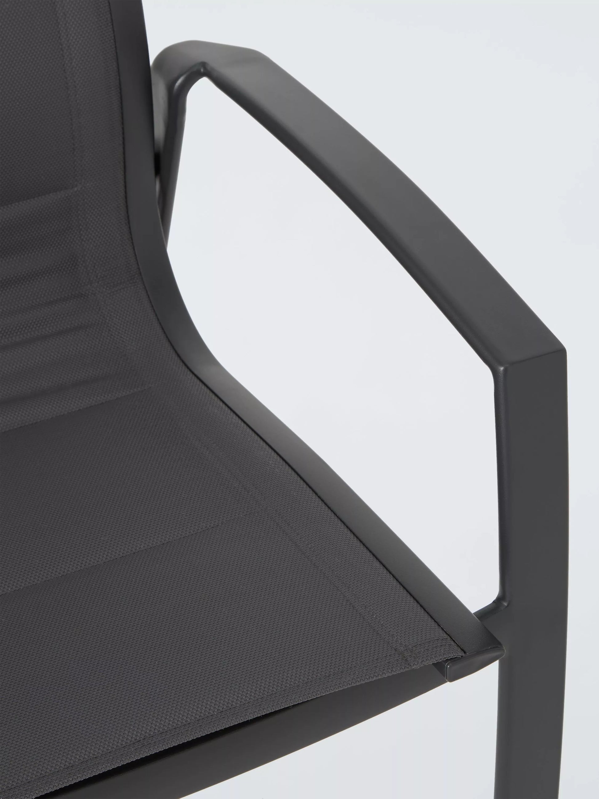 John Lewis Tampa Garden Dining Chair, Set of 2, Grey