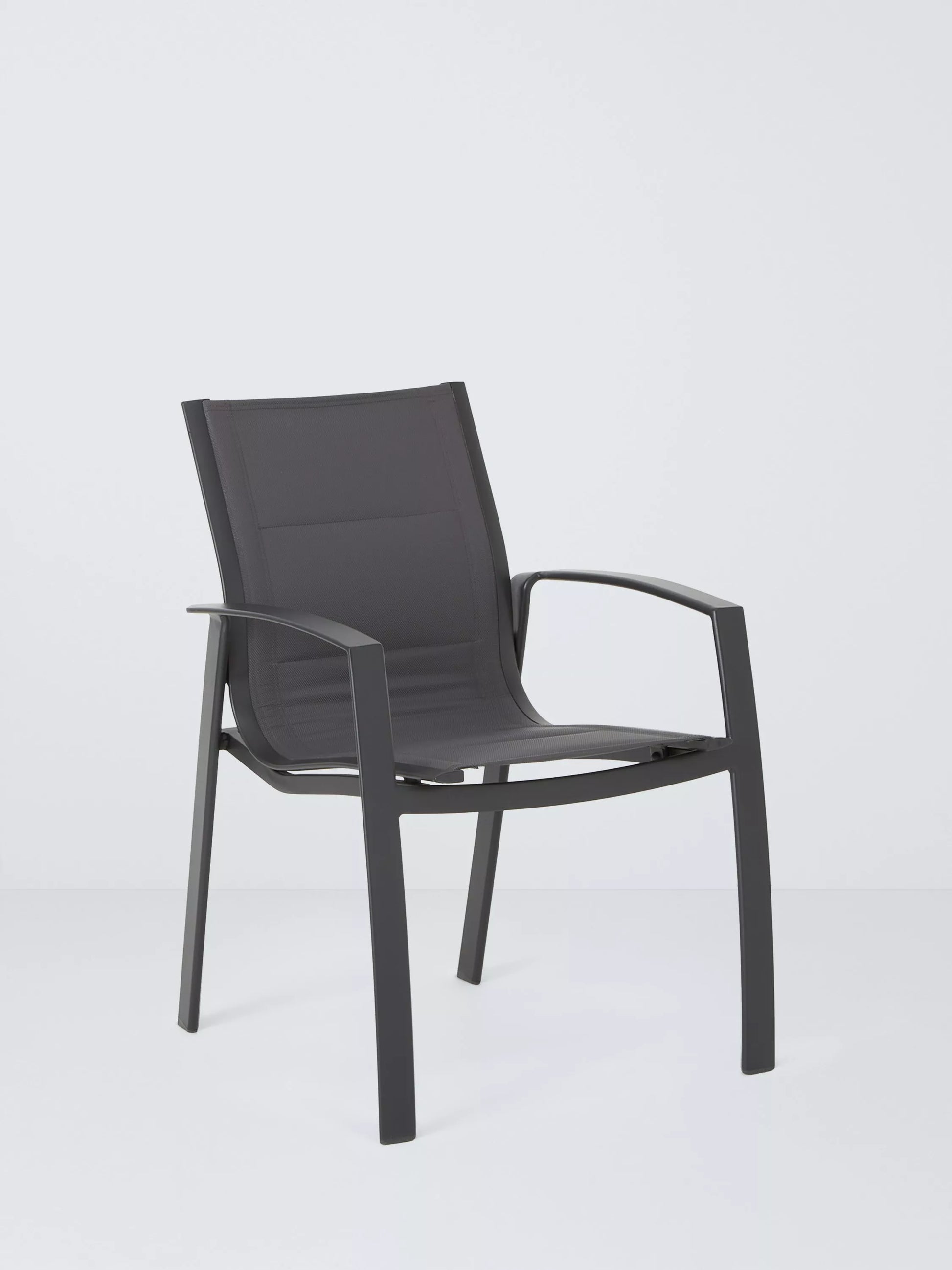 John Lewis Tampa Garden Dining Chair, Set of 2, Grey