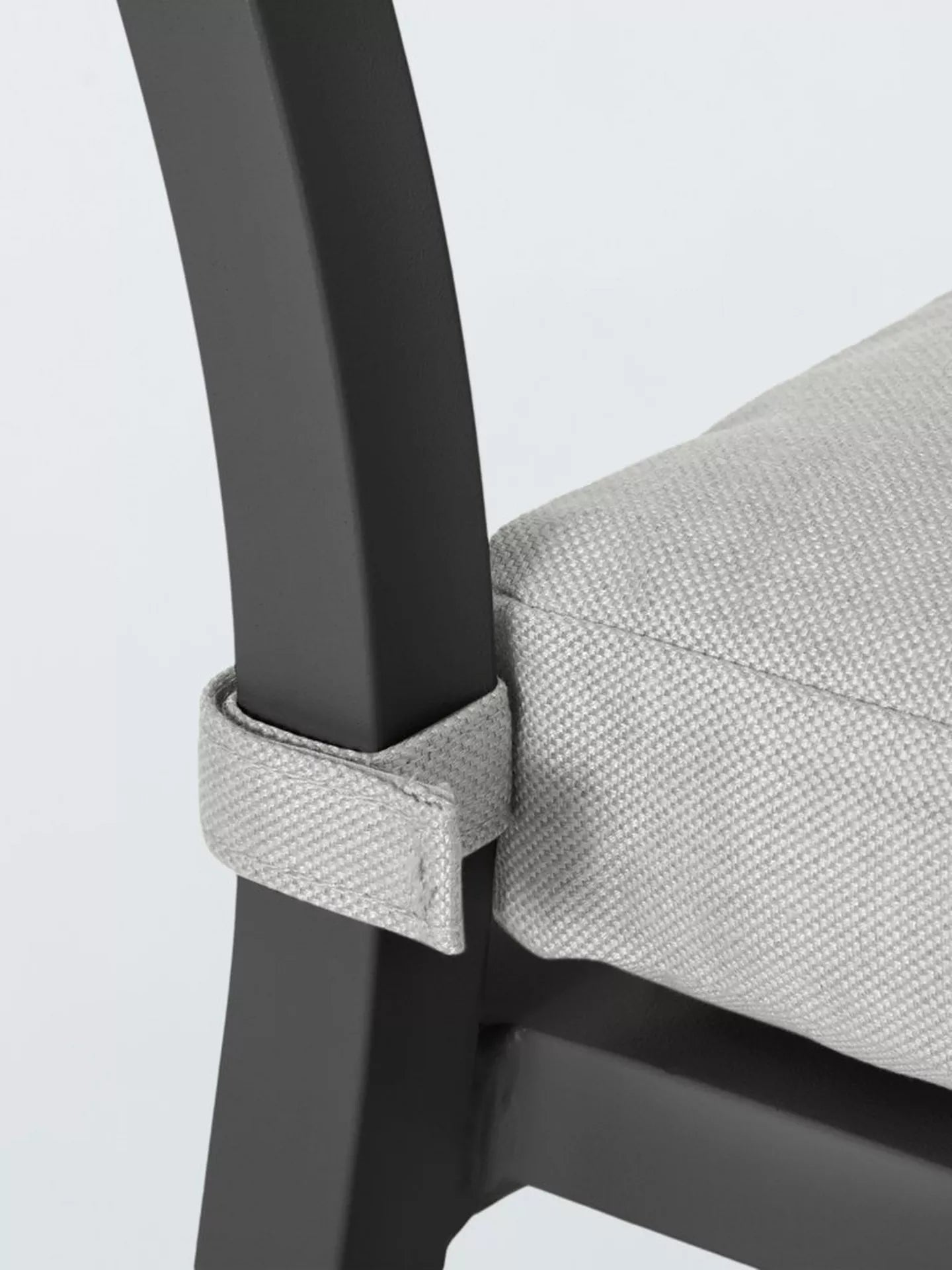 John Lewis Platform Garden Dining Armchair, Set of 2, Grey