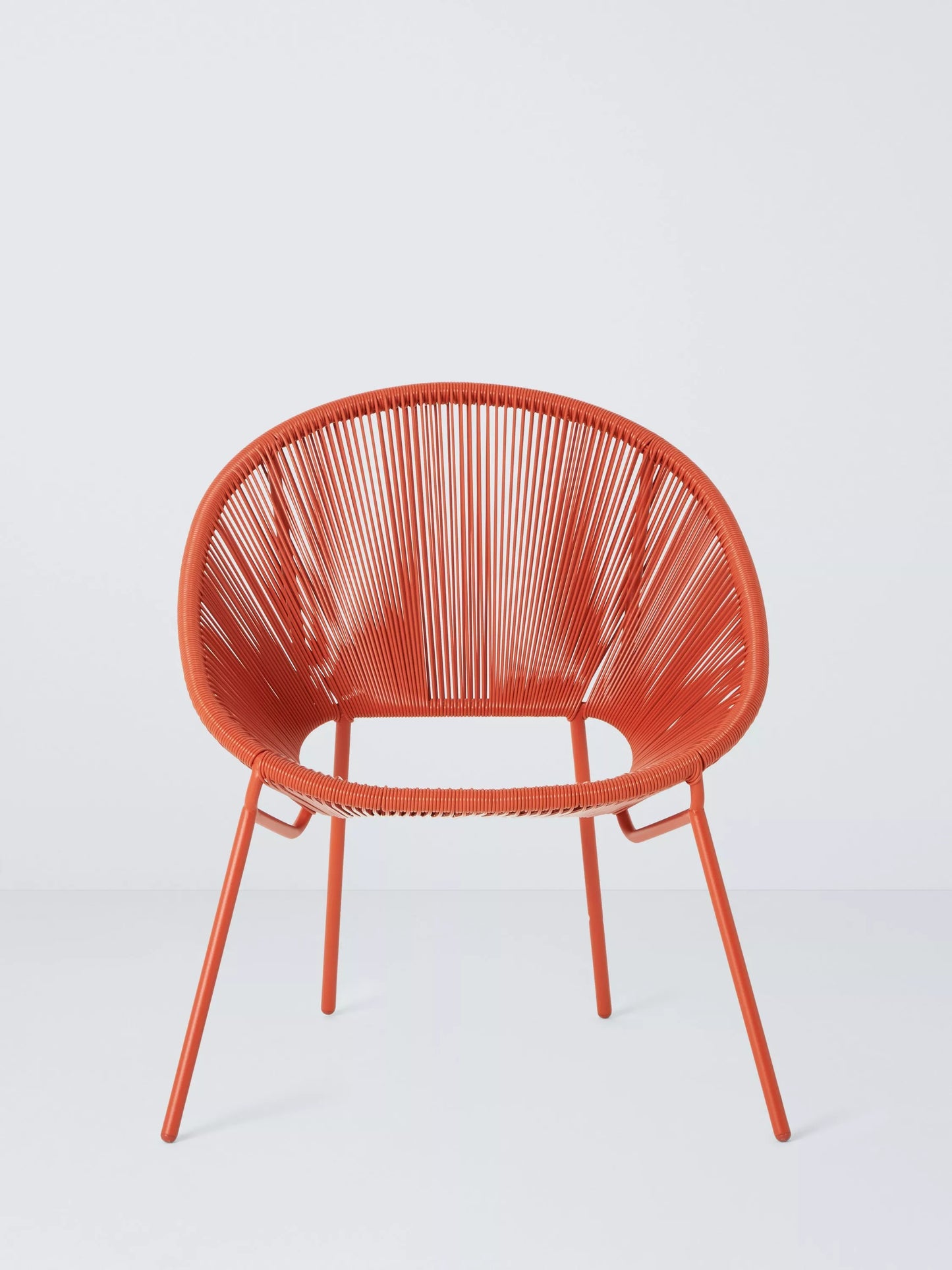 John Lewis Salsa Garden Chair, Set of 2, Burnt Orange