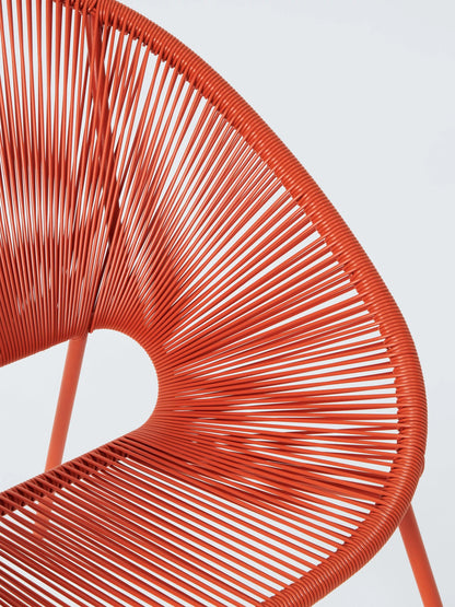 John Lewis Salsa Garden Chair, Set of 2, Burnt Orange