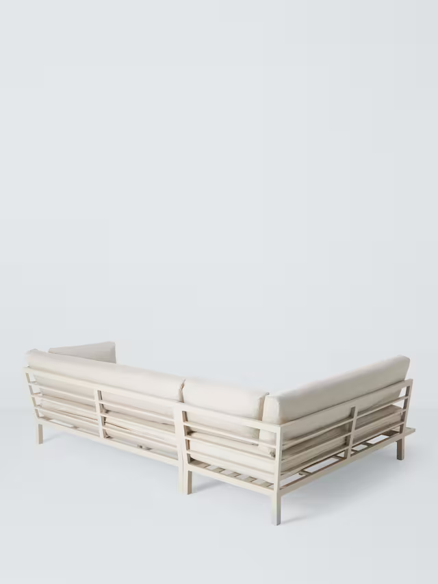 John Lewis Platform Modular 4-Seater Garden Lounging Set, Taupe