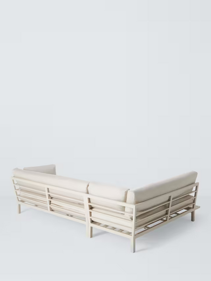 John Lewis Platform Modular 4-Seater Garden Lounging Set, Taupe