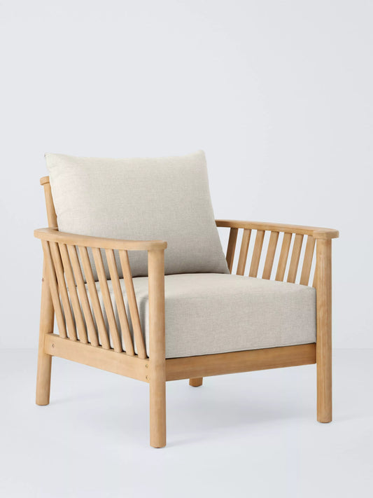 John Lewis Garden Lounge Chair Boardwalk , (Acacia Wood), Natural