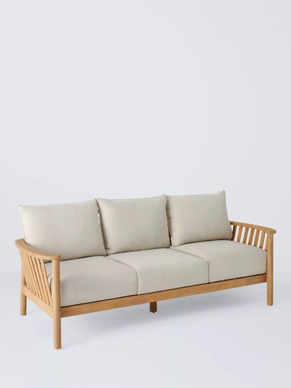 John Lewis Boardwalk 3-Seater Garden Sofa, FSC-Certified Acacia Wood Natural