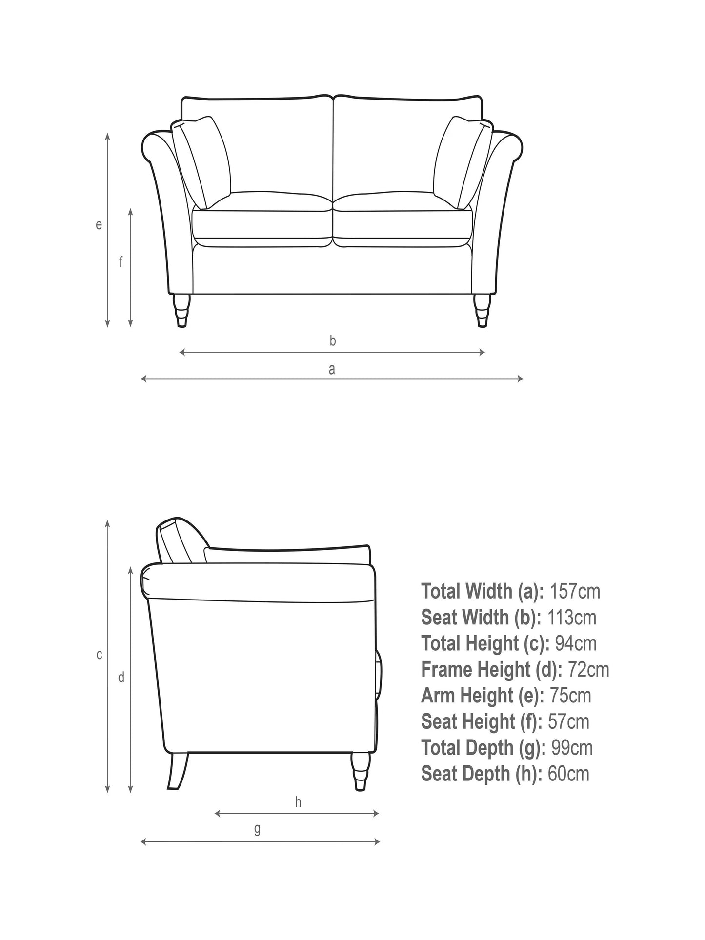 John Lewis Sienna Small 2 Seater Sofa Relaxed  Linen Auburn