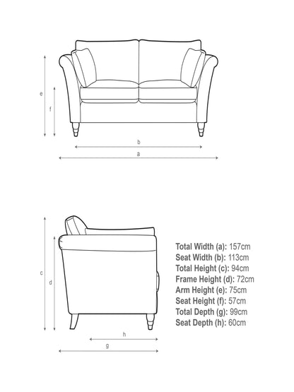 John Lewis Sienna Small 2 Seater Sofa Relaxed  Linen Auburn