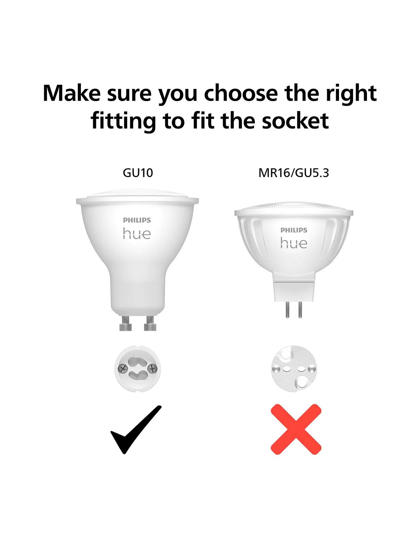 Philips Hue White and Colour Ambiance Wireless Lighting LED Starter Kit with 3x GU10 Bulbs with Bluetooth, Dimmer Switch & Bridge