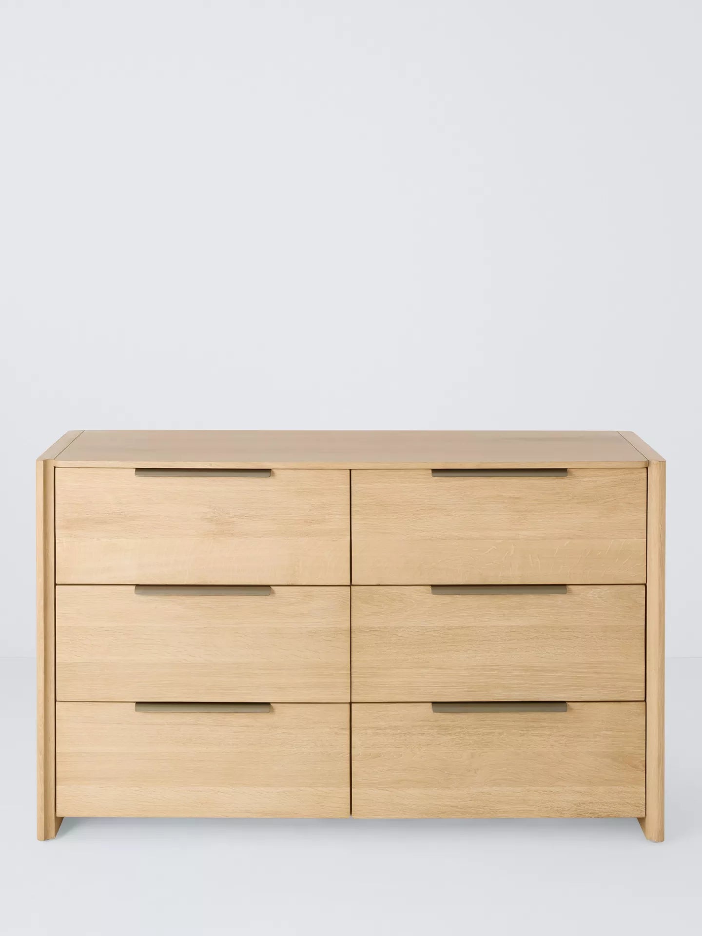 John Lewis Rest 6 Drawer Chest, Natural Wood