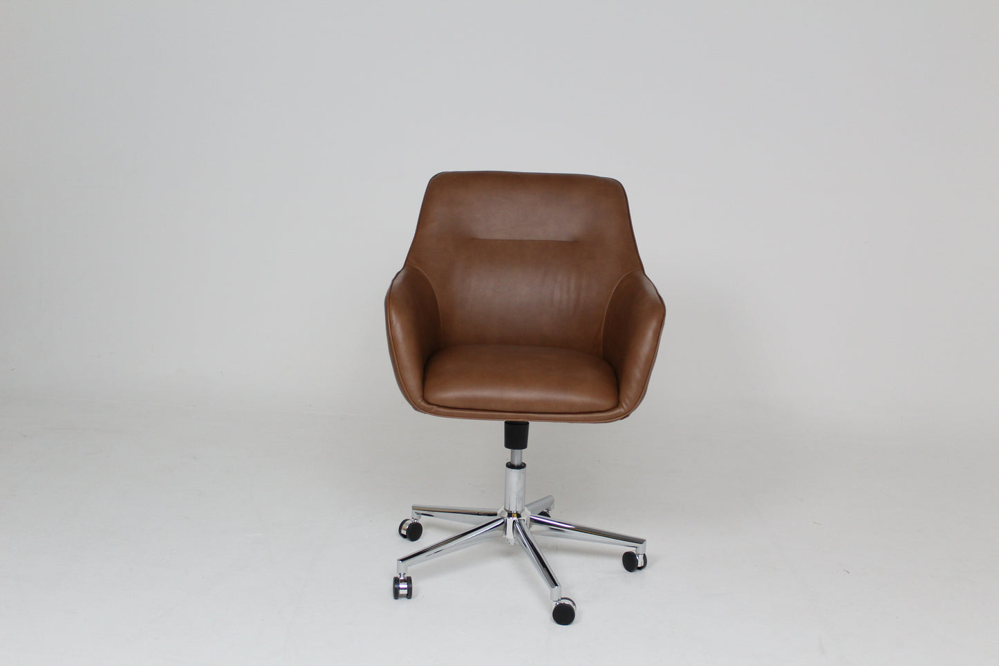 John Lewis Gerry Office Chair, PU Vinyl, Tan