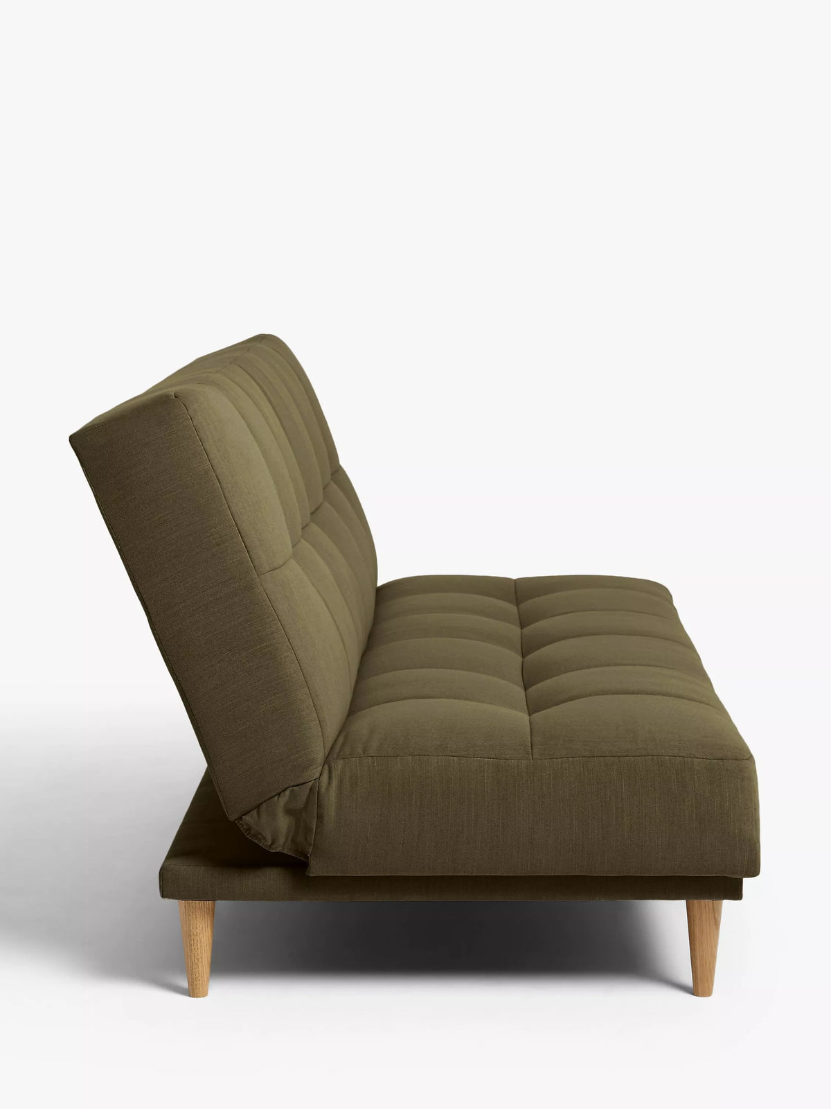 John Lewis Linear Medium 2 Seater Sofa Bed, Light Leg, Cambridge Hunter