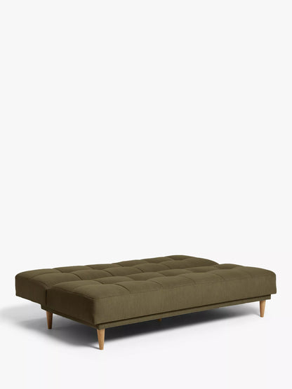 John Lewis Linear Medium 2 Seater Sofa Bed, Light Leg, Cambridge Hunter