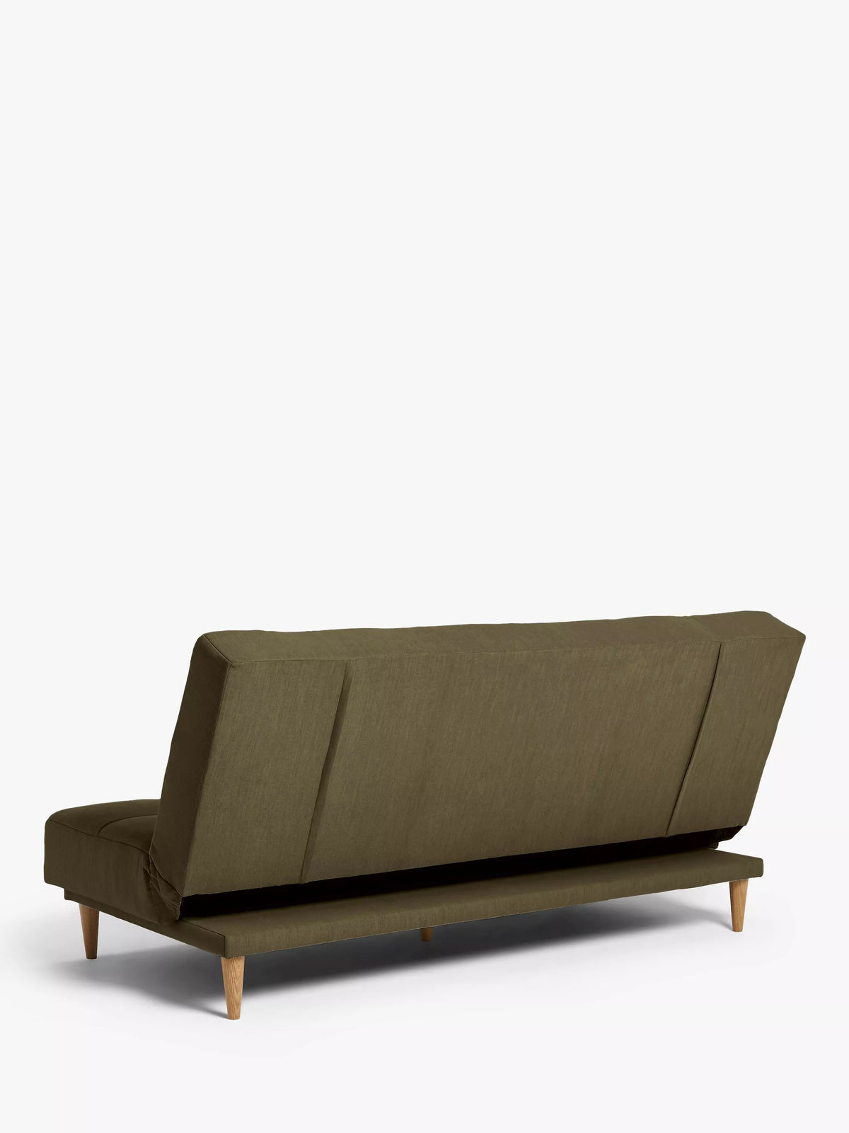 John Lewis Linear Medium 2 Seater Sofa Bed, Light Leg, Cambridge Hunter