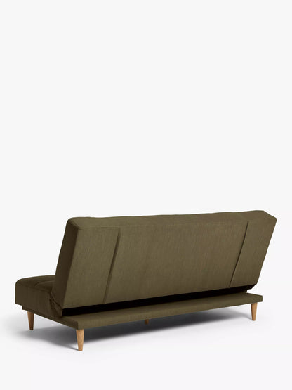 John Lewis Linear Medium 2 Seater Sofa Bed, Light Leg, Cambridge Hunter