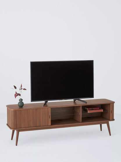 John Lewis Grayson Large TV Unit, Dark Brown