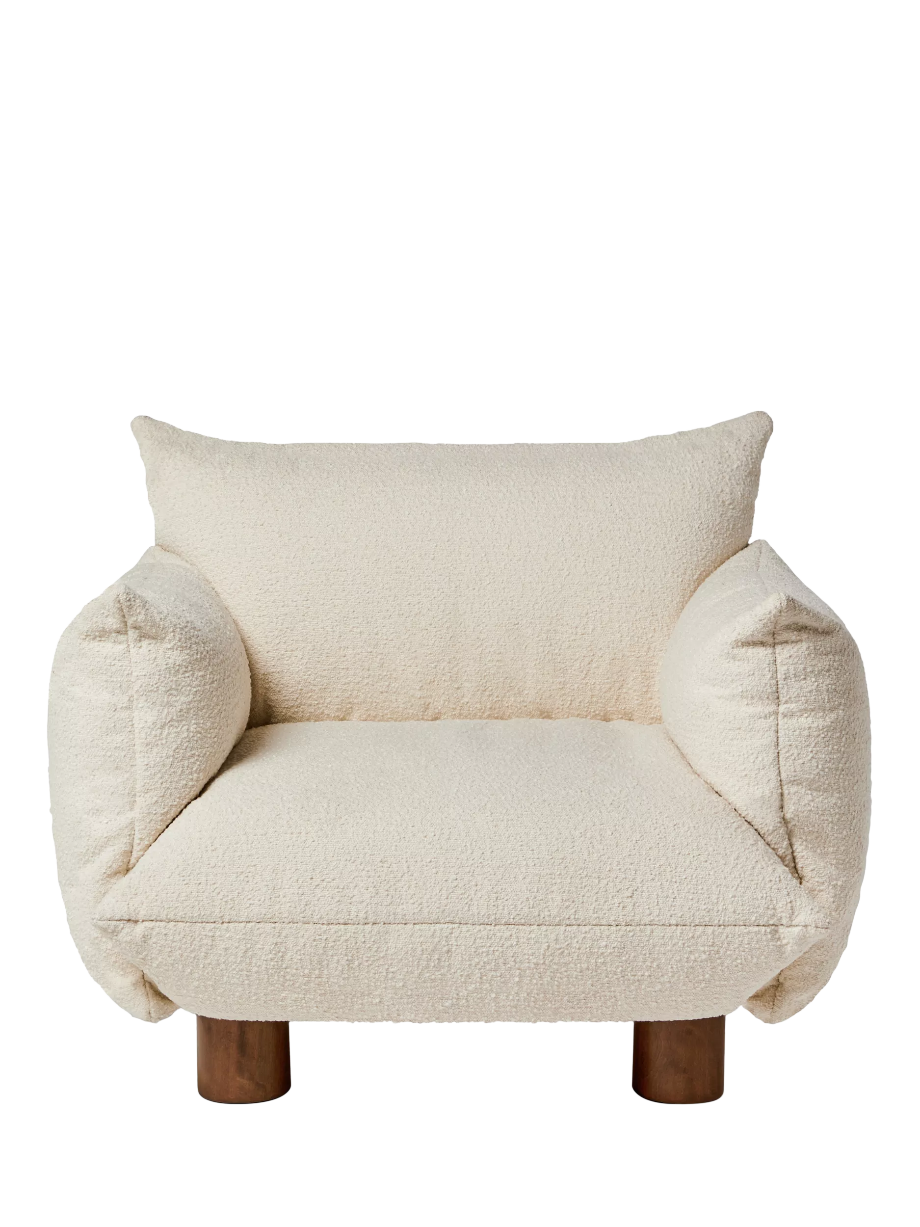 MADE Jude Armchair  Ivory Boucle