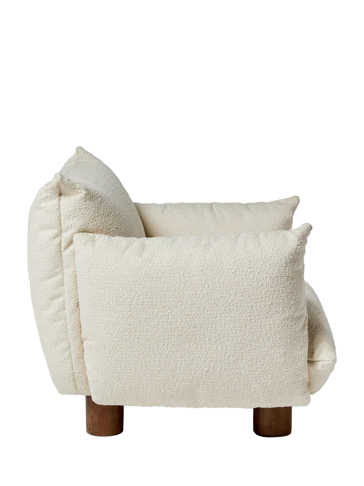 MADE Jude Armchair  Ivory Boucle