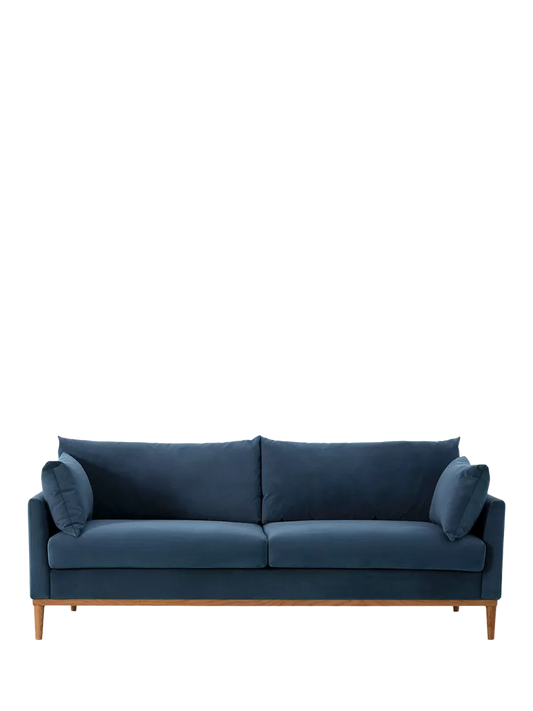 Swyft Model X01 Large 3 Seater Sofa Velvet Teal