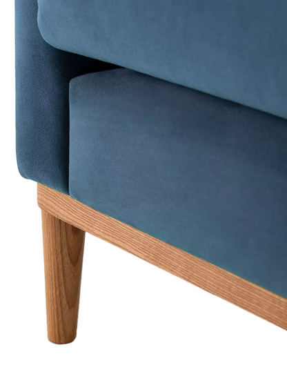 Swyft Model X01 Large 3 Seater Sofa Velvet Teal