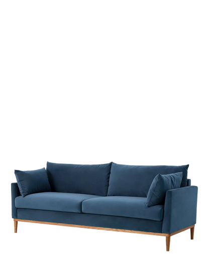 Swyft Model X01 Large 3 Seater Sofa Velvet Teal
