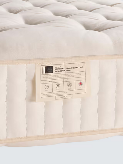 John Lewis British Natural Collection Swaledale 16000 Mattress, Regular Tension, King Size