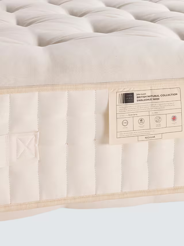 John Lewis British Swaledale 16000 Mattress RegularTension Super King Size