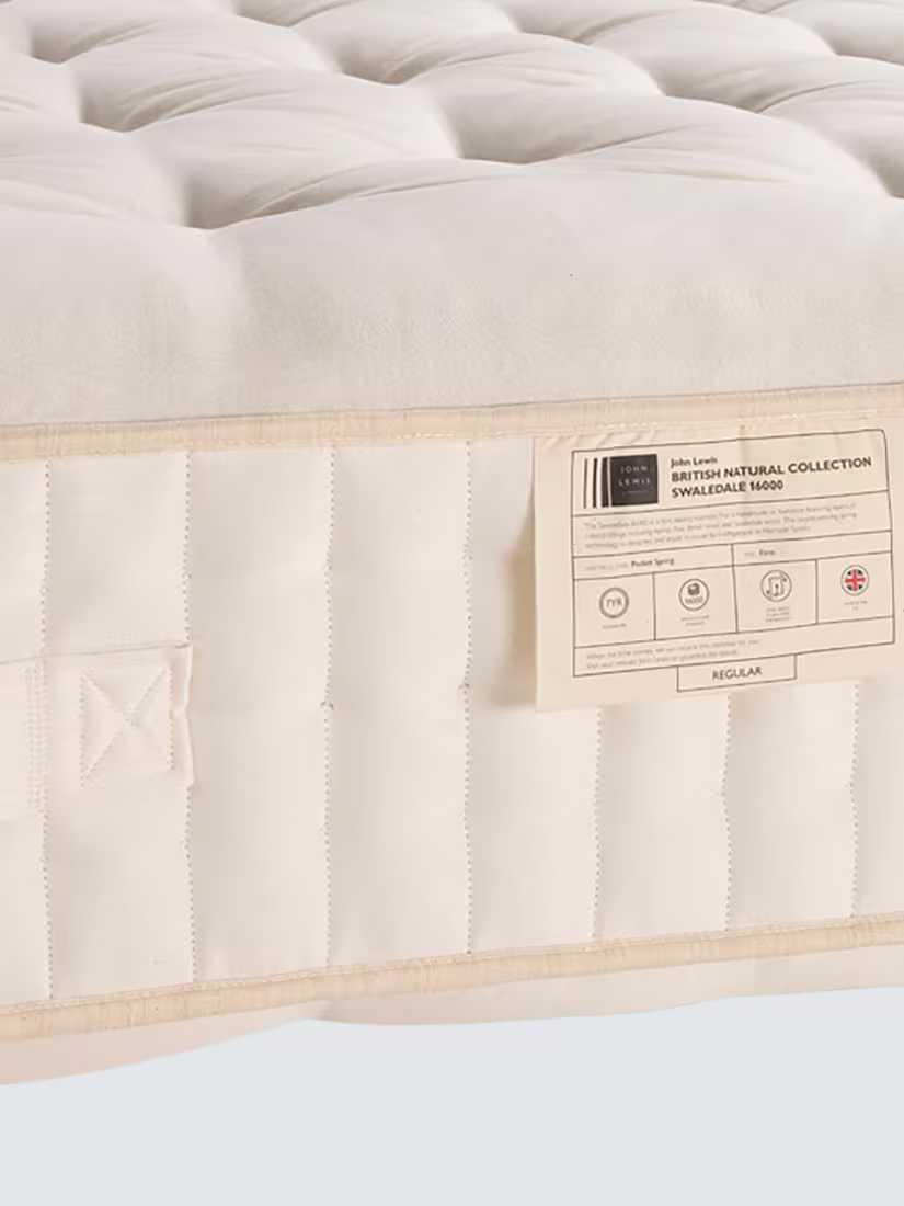 John Lewis British Swaledale 16000 Mattress RegularTension Super King Size