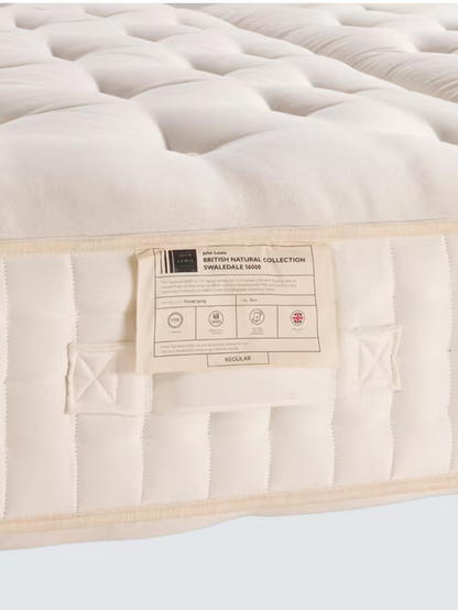 John Lewis Swaledale 16000 Zip Link Mattress Regular Tension Super King Size