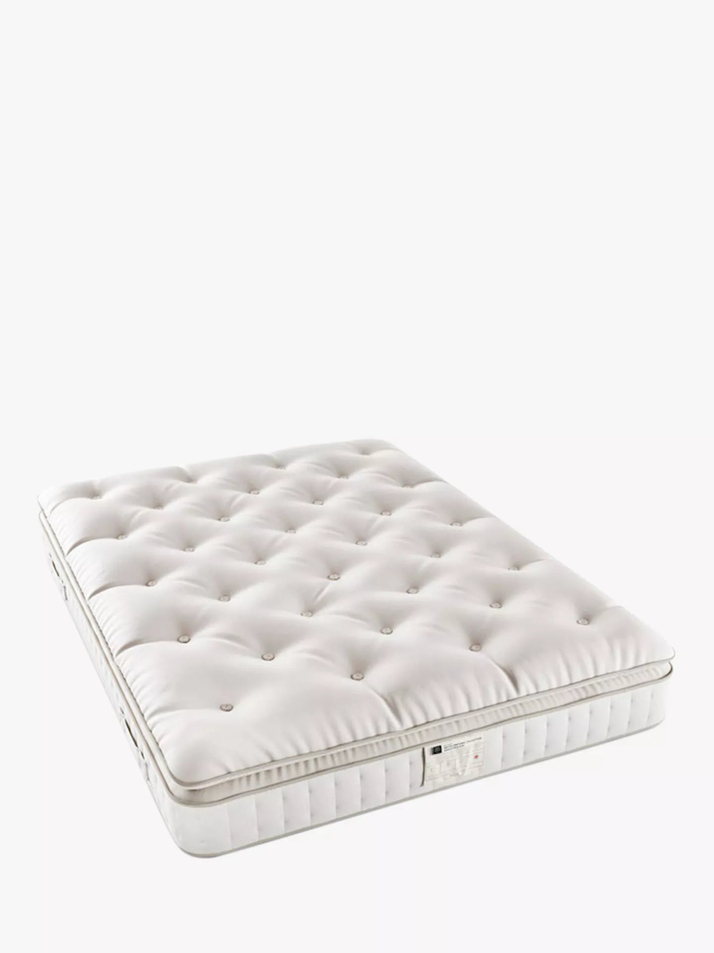 John Lewis British Natural Collection Swaledale Pillowtop 6250 Mattress, Firmer Tension, Double