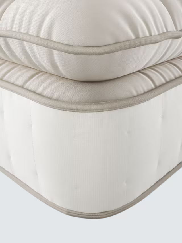 John Lewis British Natural Collection Swaledale Pillowtop 6250 Mattress, Regular Tension, Super King Size