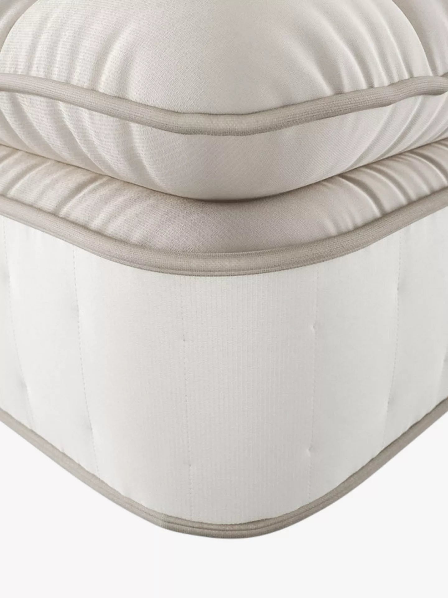 John Lewis British Natural Collection Swaledale Pillowtop 6250 Mattress, Regular Tension, Super King Size