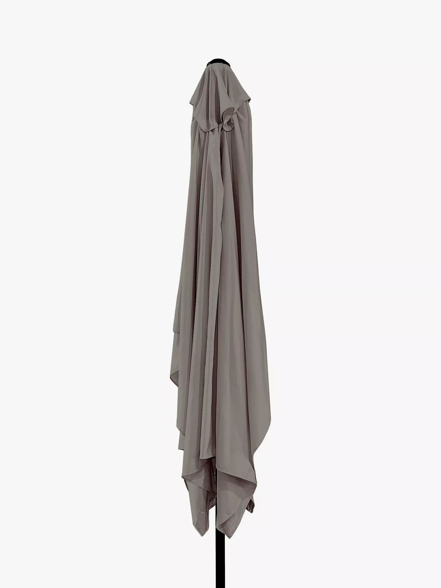 John Lewis Aluminium Wind-Up Parasol, 3 x 2m, Grey