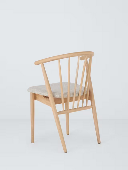 John Lewis Kinross II Dining Chair, Oak/Upholstered Seat