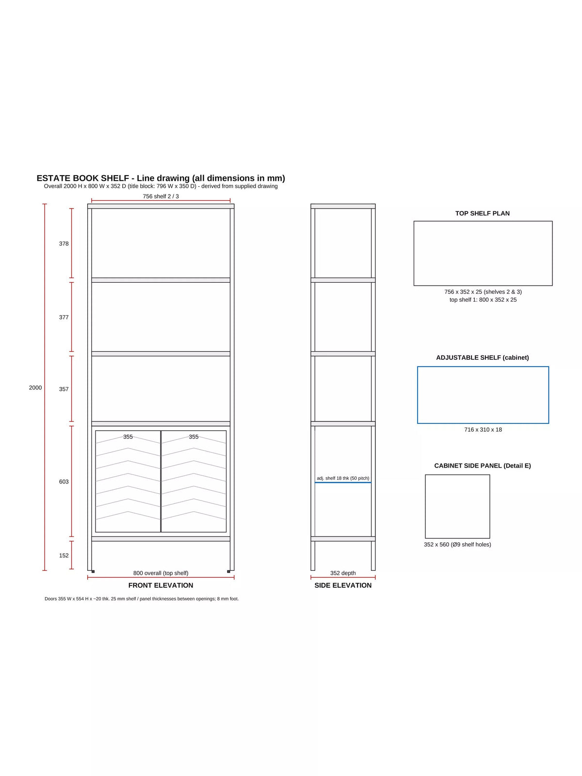 John Lewis Estate Shelving/Storage Unit, Oak