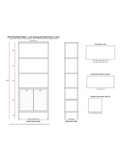 John Lewis Estate Shelving/Storage Unit, Oak