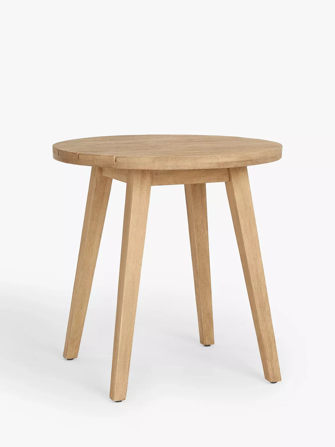 John Lewis Burford Round Garden Bistro Table, 75cm (Acacia Wood), Natural