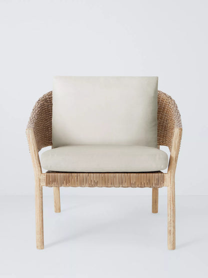 John Lewis Burford Garden Woven Lounging Chairs, Set of 2, FSC-Certified (Acacia Wood), Natural