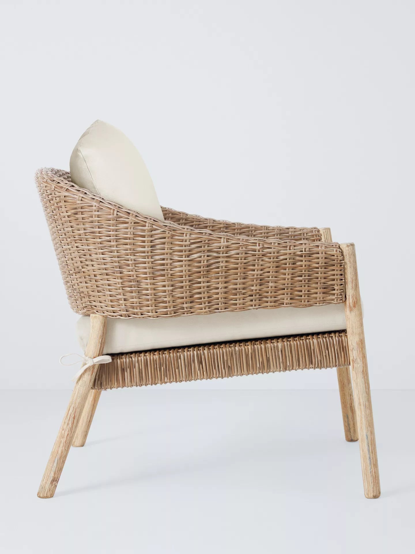 John Lewis Burford Garden Woven Lounging Chairs, Set of 2, FSC-Certified (Acacia Wood), Natural