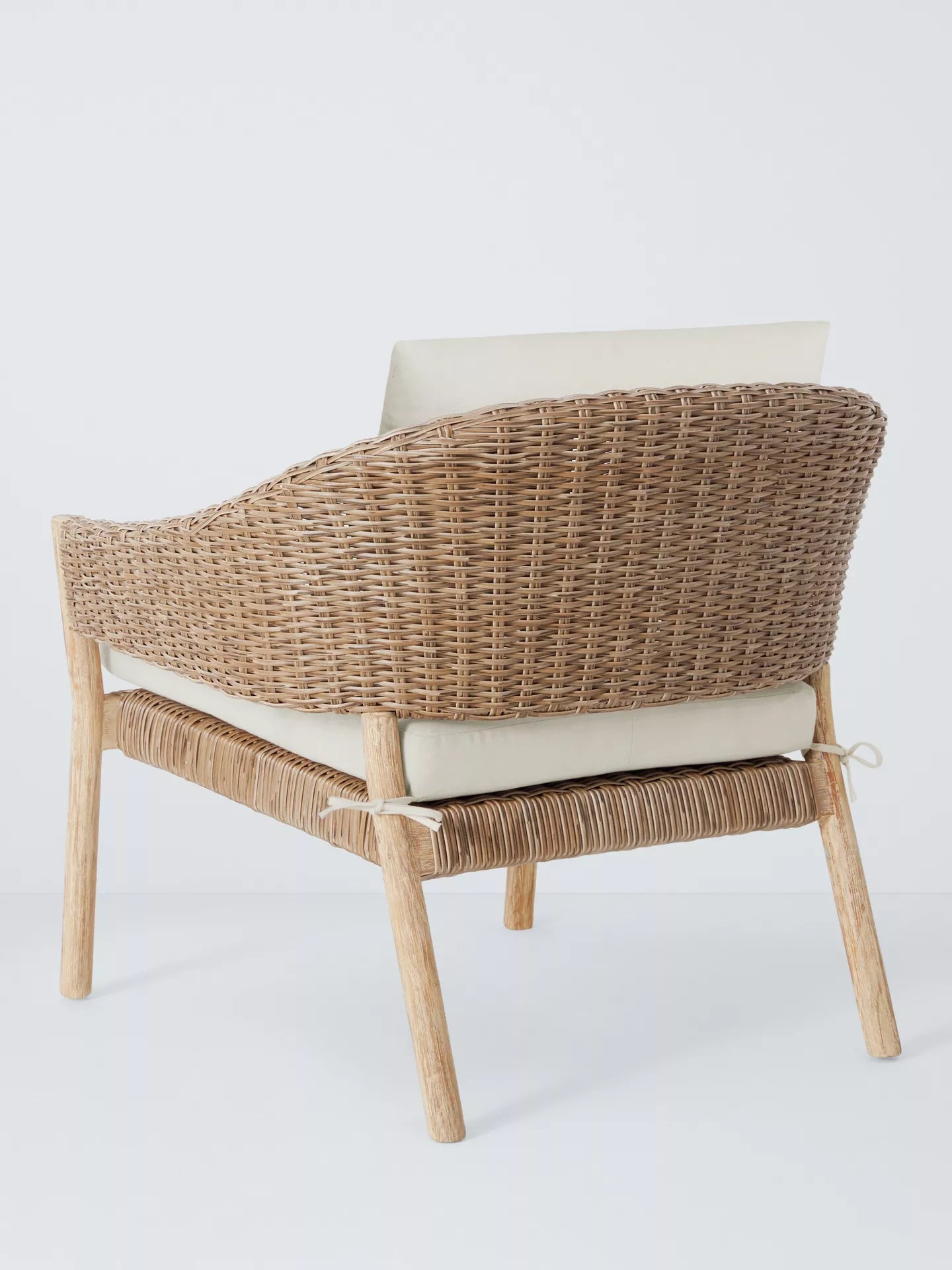 John Lewis Burford Garden Woven Lounging Chairs, Set of 2, FSC-Certified (Acacia Wood), Natural