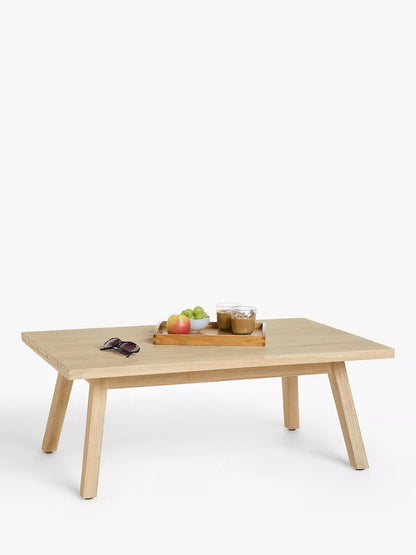 John Lewis Burford Rectangular Garden Coffee Table, FSC-Certified (Acacia Wood), Natural